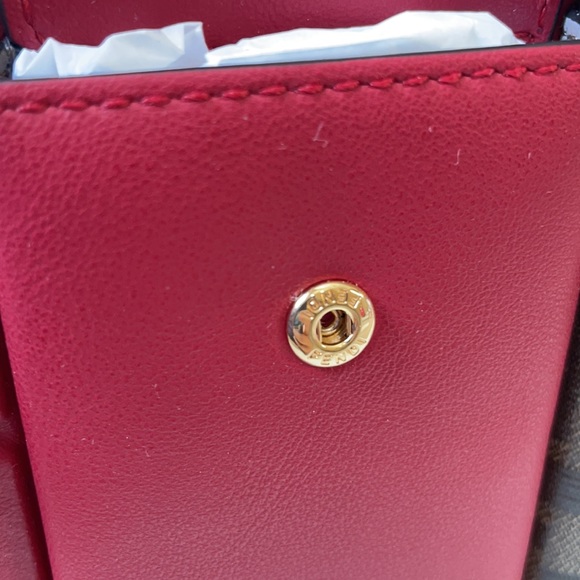 Fendi Bustine 3 Pockets Crossbody Leather and Zucca Coated Canvas Monogram Mini - Picture 8 of 12